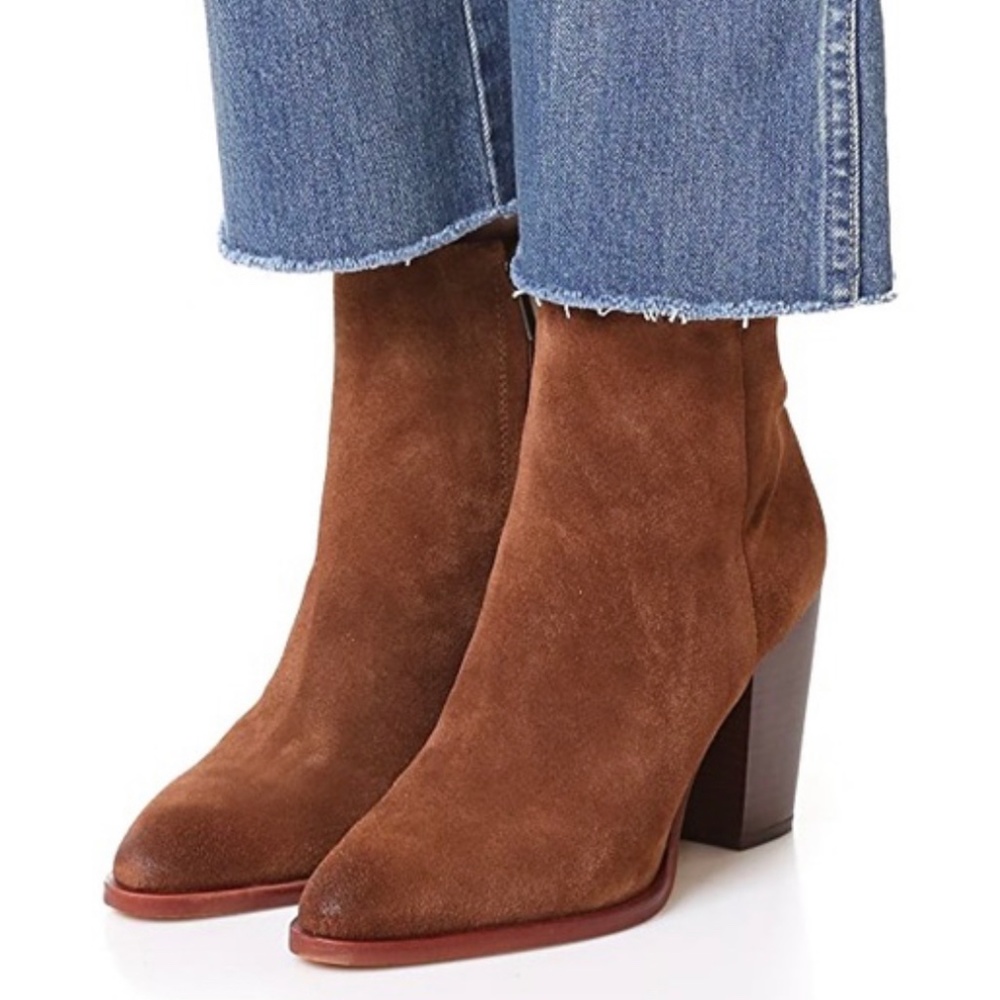 Sam Edelman Blake Bootie in Reddish Brown Size 9
